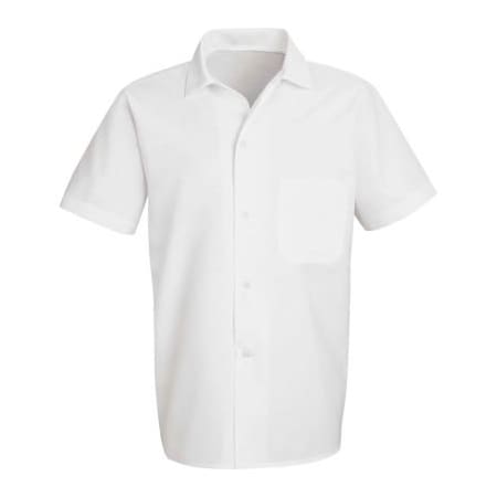 Vf Imagewear Chef Designs Button-Front Short Sleeve Cook Shirt, White, Polyester/Cotton, S 5010WHSSS